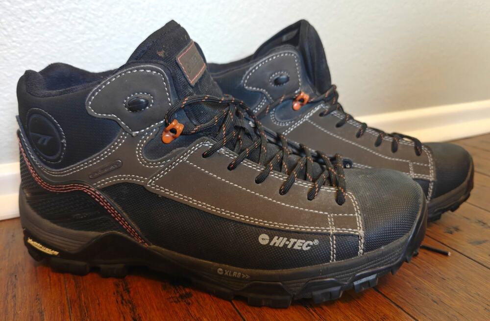 Hi-Tec i-Shield Men's Hiking Boots Black/Gray Michelin Soles US 11 M